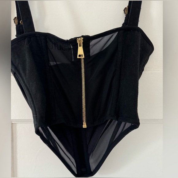 Versace Jeans Couture Buckle-strap corset tank - Picture 8 of 9